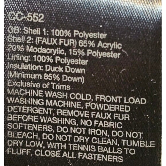 Marmot 700 Fill parka winter coat, removeable hood and faux fur hood trim XL Blk - Picture 5 of 5